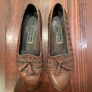 Brown loafers